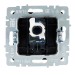 Розетка компьютерная СП RJ45 кат.6 BRITE РК11-БрС механизм сталь IEK BR-K10-2-K46