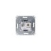 Розетка компьютерная + телевизионная 2-м СП AtlasDesign RJ45 кат.5E + TV механизм грифель SE ATN000789