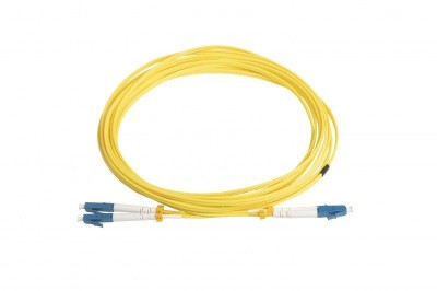 Патч-корд FC-D2-9-LC/UR-LC/UR-H-5M-LSZH-YL (FC-9-LC-LC-UPC-5M) вол.-опт. SM 9/125 (OS2) LC/UPC-LC/UPC duplex LSZH 5м Hyperline 28077