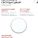 Светильник светодиодный СПБ-2-КРУГ 24Вт 6500К 1700лм 230В 310мм бел. IN HOME 4690612033181
