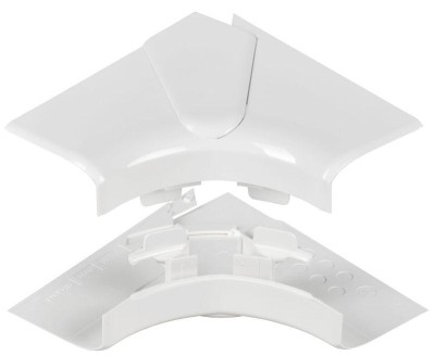 Угол для кабель-канала внутренний изменяемый 80-100град. для DLP 105х50 бел. Leg 010605