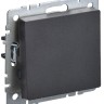 Выключатель 1-кл. СП BRITE ВС10-1-0-БрЧ 10А механизм черн. IEK BR-V10-0-10-K02