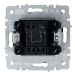Выключатель 1-кл. СП BRITE ВС10-1-0-БрЧ 10А механизм черн. IEK BR-V10-0-10-K02