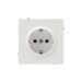 Розетка силовая KANT 2P+E без шторки бел. песок DKC 7010033