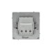 Розетка силовая KANT 2P+E без шторки бел. песок DKC 7010033