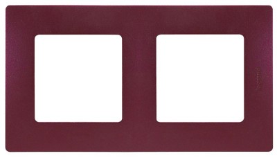 Рамка 2-м СП Etika IP20 сливовый IEK 672562