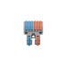 Клемма монтажная СМК PTC-2P 4226 BL/2 450В 32А 0.08-2.5(4.0)кв.мм JazzWay 5073784