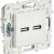 Розетка USB A+A 3.1А SKANDY SK-R15W арктич. бел. IEK SK-U21-D31-K01