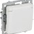 Розетка BRITE РСбш10-3-БрАБ 16А IP20 с заземл. защ. шторки с крышкой механизм арктич. бел. IEK BR-R16-16-K91