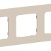 Рамка 3-м СП FLITE РУ-3-К-ФлЛ льняной IEK FI-M32-32-20-K88