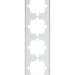 Рамка 4-м ZIMA горизонт. бел. LEZARD 704-0200-149