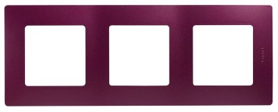 Рамка 3-м СП Etika IP20 сливовый IEK 672563