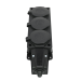 Колодка удлинителя 3-м MultiSet 16А 250В IP44 с заземл. каучук черн. SE MST4103BK