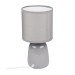 Светильник настольный JH2-02-gy E14 IP20 130х130х255мм керамика; ткань; PVC-пластик сер. JazzWay 5062320