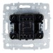 Выключатель проходной 1-кл. СП BRITE ВС10-1-6-БрА 10А механизм алюм. IEK BR-V12-0-10-K47