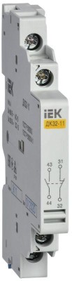 Контакт дополнительный 1НО+1НЗ ДК32-11 IEK DMS11D-AU11 Контакт дополнительный 1НО+1НЗ ДК32-11 IEK DMS11D-AU11