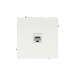 Розетка компьютерная 1-м KANT RJ45 кат.5E без шторки бел. песок DKC 7010663
