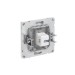 Розетка компьютерная 1-м KANT RJ45 кат.5E без шторки бел. песок DKC 7010663