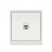 Розетка компьютерная 1-м KANT RJ45 кат.5E без шторки бел. песок DKC 7010663