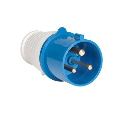 Вилка переносная 013 16А 2P+PE 220В IP44 EKF ps-013-16-220 Вилка переносная 013 16А 2P+PE 220В IP44 EKF ps-013-16-220