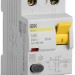 Выключатель дифференциального тока (УЗО) 2п 50А 100мА тип AC ВД1-63 IEK MDV10-2-050-100