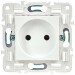 Розетка SKANDY 10А без заземл. без защ. шторок SK-R02W арктич. бел. IEK SK-R10-10-K01