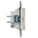Розетка SKANDY 10А без заземл. без защ. шторок SK-R02W арктич. бел. IEK SK-R10-10-K01