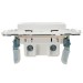 Розетка SKANDY 10А без заземл. без защ. шторок SK-R02W арктич. бел. IEK SK-R10-10-K01