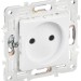Розетка SKANDY 10А без заземл. без защ. шторок SK-R02W арктич. бел. IEK SK-R10-10-K01