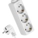 Удлинитель 3х5м с заземл. 16А IP20 ПВС 3х1.5 КОСМОС YKsm5m-3g-Z(K)