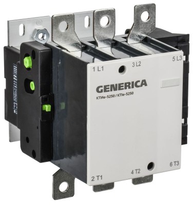 Контактор КТИе-5250 250А 230В/АС3 GENERICA KKTE50-250-230-10