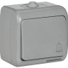 Выключатель кнопочный 1-кл. ОП AQUATIC ВС-20-1-3-А 10А IP54 GENERICA EVA14-K03-10-54