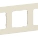 Рамка 3-м СП FLITE РУ-3-К-ФлСл сливочный IEK FI-M32-32-20-K86