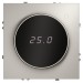 Терморегулятор электронный S70 с индикацией и датчиком для теплого пола механизм кашемир Voltum VLS070103