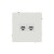 Розетка компьютерная 2-м KANT RJ45 кат.5E без шторки бел. песок DKC 7010664