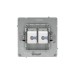 Розетка компьютерная 2-м KANT RJ45 кат.5E без шторки бел. песок DKC 7010664