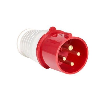 Вилка переносная 014 16А 3P+PE 380В IP44 EKF ps-014-16-380 Вилка переносная 014 16А 3P+PE 380В IP44 EKF ps-014-16-380