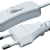 Шнур 61 724 NPS-FS-170-2х0.5-WH 1.7м с выкл. бел. Navigator 61724
