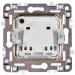 Розетка SKANDY 10А без заземл. защ. шторки SK-R01G мятный IEK SK-R13-10-K06