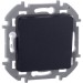 Переключатель 1-кл. Inspiria 10А IP20 250В 10AX механизм антрацит IEK 673653