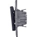 Переключатель 1-кл. Inspiria 10А IP20 250В 10AX механизм антрацит IEK 673653