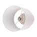 Светильник настольный JH2-02-wh E14 IP20 130х130х255мм керамика; ткань; PVC-пластик бел. JazzWay 5062313