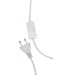Светильник настольный JH2-02-wh E14 IP20 130х130х255мм керамика; ткань; PVC-пластик бел. JazzWay 5062313