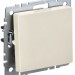 Выключатель проходной 1-кл. СП BRITE ВС10-1-6-БрКр 10А механизм беж. IEK BR-V12-0-10-K10