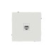 Розетка компьютерная 1-м KANT RJ45 кат.6A без шторки бел. песок DKC 7010673