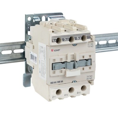Контактор КМЭ-3 40А кат. 230В AC 1НО+1НЗ EKF ctr-s-40-220