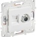 Розетка двойная TV+RJ45 кат.5E SKANDY SK-A14W арктич. бел. IEK SK-AK20-1-K01
