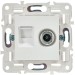 Розетка двойная TV+RJ45 кат.5E SKANDY SK-A14W арктич. бел. IEK SK-AK20-1-K01
