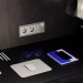 Выключатель 2-кл. СП S70 10А с подсветкой механизм шелк Voltum VLS020204