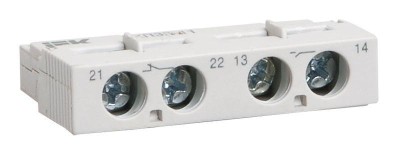 Контакт дополнительный 1НО+1НЗ ДКП32-11 IEK DMS11D-AE11 Контакт дополнительный 1НО+1НЗ ДКП32-11 IEK DMS11D-AE11